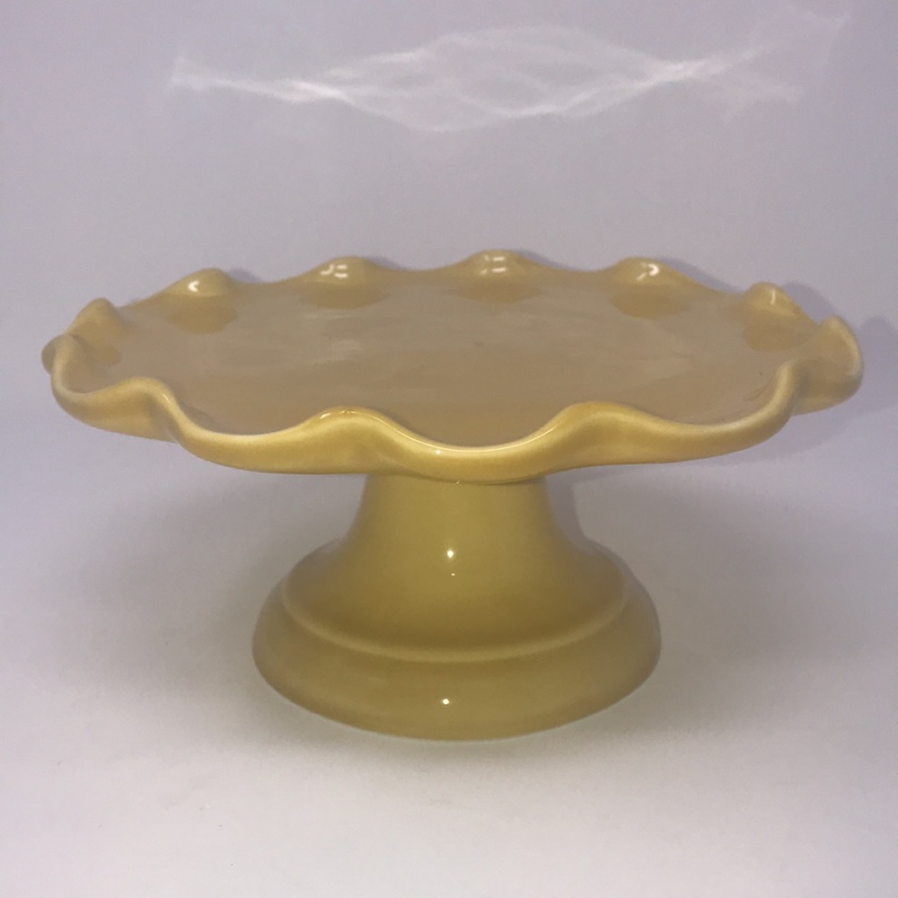 🧡 8” Maioliche Jessica Scalloped Stand 🧡